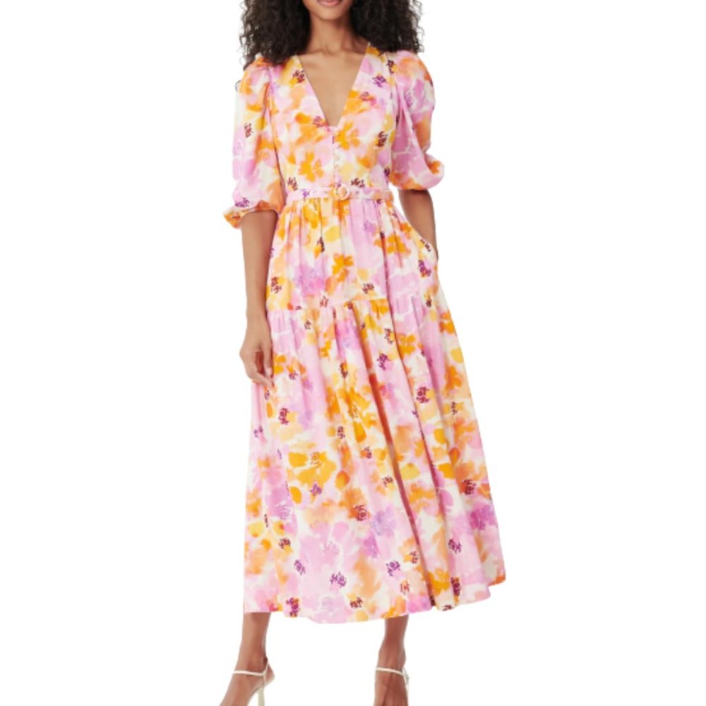 NICHOLAS Celie Dress in Bassett Floral